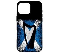 Fier Joueur Harpe Celtique Art Cool Fierté Harpiste Écossais Coque pour iPhone 16 Pro Max
