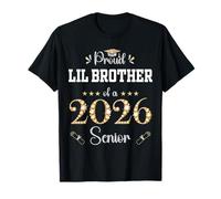 Fier Lil Brother of A 2026 Senior Graduate Graduation T-Shirt