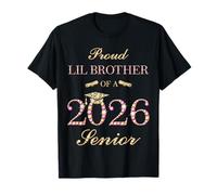 Fier Lil Brother of A 2026 Senior Graduate Graduation T-Shirt