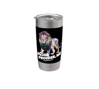Fier Lion Proud, Pouder, moi Gobelet isotherme en acier inoxydable double paroi