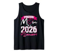 Fier maman de la promotion 2026, dernière année de fin d'études, maman senior amusante Débardeur