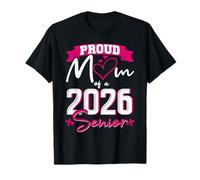 Fier maman de la promotion 2026, dernière année de fin d'études, maman senior amusante T-Shirt