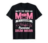 Fier Maman De Tambour Grands Batteurs Tambour Joueur Tambour Majeur T-Shirt