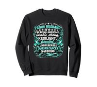 Fier Mari d'un Mari Contre Le Cancer de l'ovaire Sensibilisation aux ovaires Sweatshirt