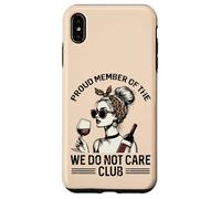 Fier Membre de We Do Not Care Club Dire drôle WDNC Women Coque pour iPhone XS Max