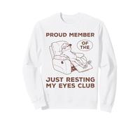 Fier Membre du Club Just Resting My Eyes Funny Dad Sweatshirt