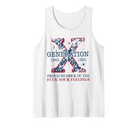 Fier Membre du FCK Your Feelings Gen X USA 4 Juillet Débardeur