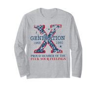 Fier Membre du FCK Your Feelings Gen X USA 4 Juillet Manche Longue