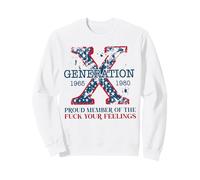 Fier Membre du FCK Your Feelings Gen X USA 4 Juillet Sweatshirt