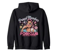 Fier Membre du Fobi Club Peur d'être Inclus Fierté des Femme Sweat à Capuche