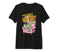 Fier Membre du Just Resting My Eyes Club Funny Frog T-Shirt Haut de Gamme