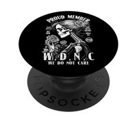 Fier Membre du We Do Not Care Club WDNC Gothic Feminist PopSockets PopGrip Adhésif