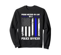 Fier mère dans la Loi d'un Officier de Police Cool Fête des mères Sweatshirt