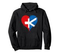 Fier Moitié Suisse Moitié Écossaise Un Drapeau Suisse Écosse Sweat à Capuche