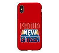 Fier Nouveau citoyen américain pour Les citoyens naturalisés Coque pour iPhone X/XS