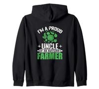 Fier oncle Awesome Farmer Sweat à Capuche