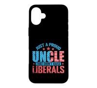 Fier Oncle Conservateur Anti-libéral Coque pour iPhone 16 Plus