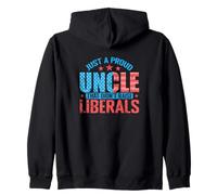 Fier Oncle Conservateur Anti-libéral Sweat à Capuche