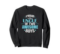 Fier Oncle de Deux garçons géniaux Sweatshirt