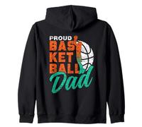 Fier Papa De Basket-Ball Père Joueur Papa Basketteur Sweat à Capuche