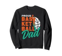 Fier Papa De Basket-Ball Père Joueur Papa Basketteur Sweatshirt