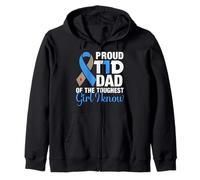 Fier Papa de la Fille la Plus coriace Que Je connaisse Sweat à Capuche