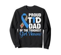 Fier Papa de la Fille la Plus coriace Que Je connaisse Sweatshirt