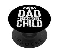 Fier Papa d'un Enfant surdoué PopSockets PopGrip Adhésif