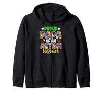 Fier Papa d'un Guerrier autiste Sweat à Capuche