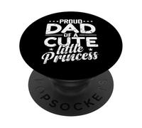 Fier Papa d'une Jolie Petite Princesse PopSockets PopGrip Adhésif