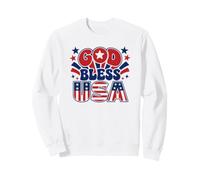 Fier Patriote Que Dieu bénisse l'Amérique, Monument commémoratif pour Les Anciens Combattants Sweatshirt