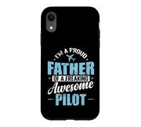 Fier père de Awesome Pilot Coque pour iPhone XR