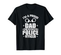 Fier père d'un Formidable père Policier T-Shirt