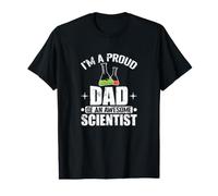 Fier père d'un Formidable Scientifique et chimiste T-Shirt Graphique avec Valeur