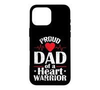 Fier père d'un Guerrier du cœur Coque pour iPhone 16 Pro Max