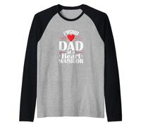 Fier père d'un Guerrier du cœur Manche Raglan