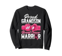 Fier Petit-Fils d'un Guerrier du Cancer du Sein survivant du Cancer Sweatshirt