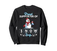 Fier Soutien de la Neige Professeur de Chimie Noël Sweatshirt