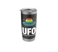 Fier Straight Ally UFO Fabulous Observer Gobelet isotherme en acier inoxydable double paroi