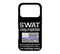 Fier SWAT Girlfriend Special Forces Drapeau US Ligne Bleue Fine Coque pour iPhone 17 Pro