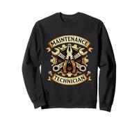 Fier, Technicien d'entretien, Titre de Poste Classique Vieilli Sweatshirt