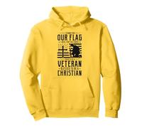 Fier vétéran, je défends notre drapeau, je m'agenouille pour la croix Sweat à Capuche