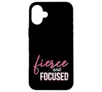 Fierce and Focused - Citation de Motivation pour Les Entrepreneurs Coque pour iPhone 16 Plus