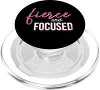 Fierce and Focused - Citation de Motivation pour Les Entrepreneurs PopSockets PopGrip pour MagSafe