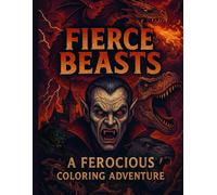 Fierce Beasts: A Ferocious Coloring Adventure Featuring Draculas, Dragons, Dinosaurs, and Savage Creatures
