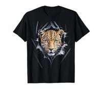 Fierce Cheetah Leopard Tiger Lion Big Cat Men Women Kids T-Shirt