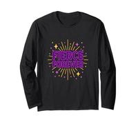 Fierce Forever Neon Starburst LGBTQ+ Pride Manche Longue