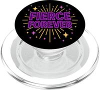 Fierce Forever Neon Starburst LGBTQ+ Pride PopSockets PopGrip pour MagSafe