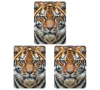 Fierce Tiger Lot de 3 désodorisants carrés à suspendre pour voiture, maison, bureau, style blanc