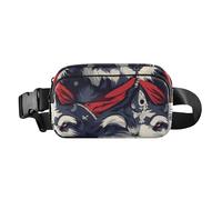 Fierce Wolves Sac banane tendance pour homme et femme avec fermeture éclair et sangle réglable pour l'entraînement, la course à pied, la randonnée, les loups féroces, accessoires de pirate, 1, Fierce